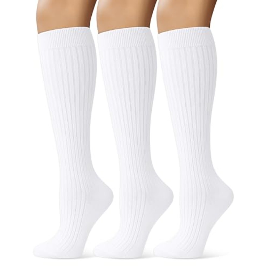Boot Sock Slouchy - Justay 3 Pairs Womens Knee High