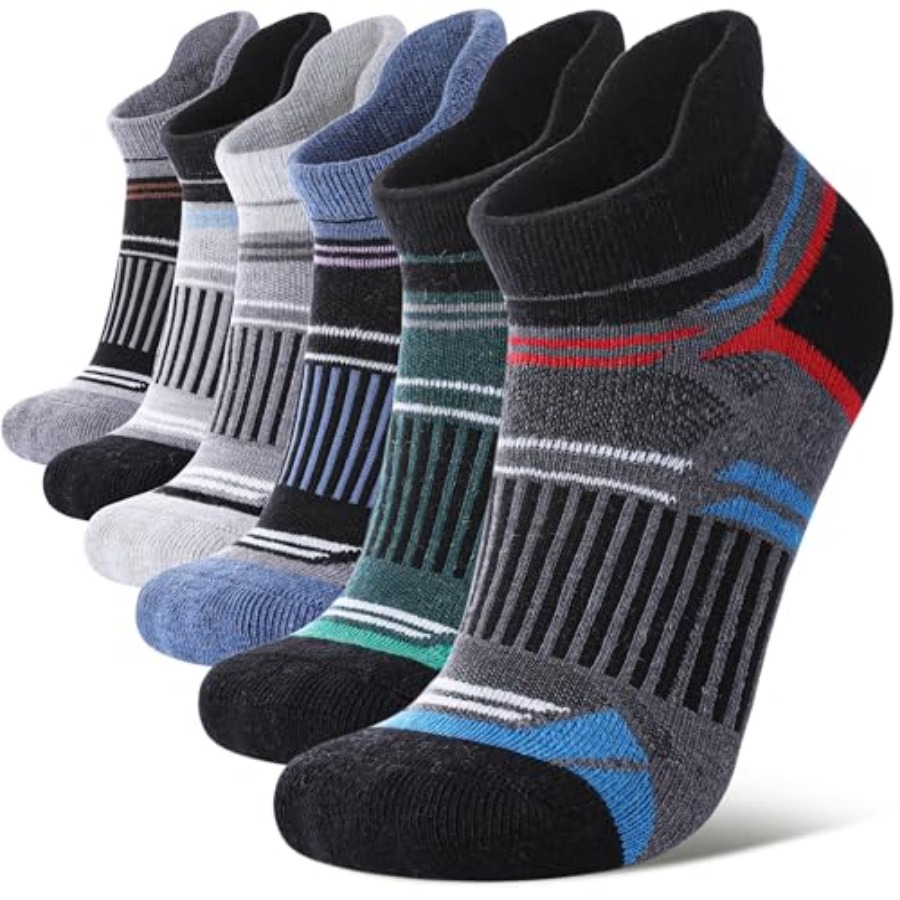 Wool Hiking Sock - LANLEO Merino Wool Ankle Running Hiking