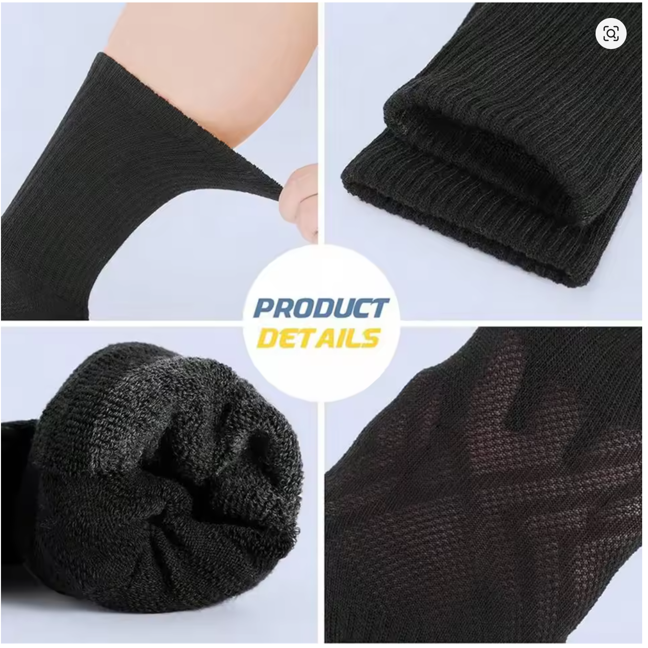 Men's 6 Pairs Pack High Perfor - Cotton Crew Sock Pack reseña y precio