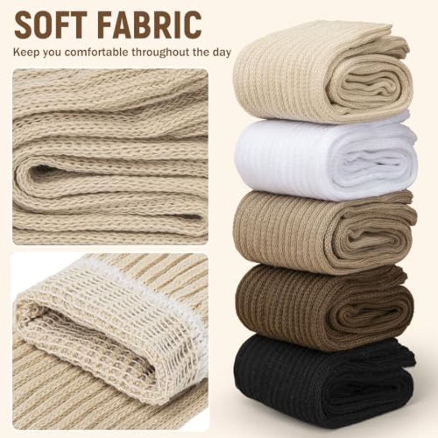 Chalier 5 Pairs Slouchy Socks  - Boot Sock Slouchy reseña y precio