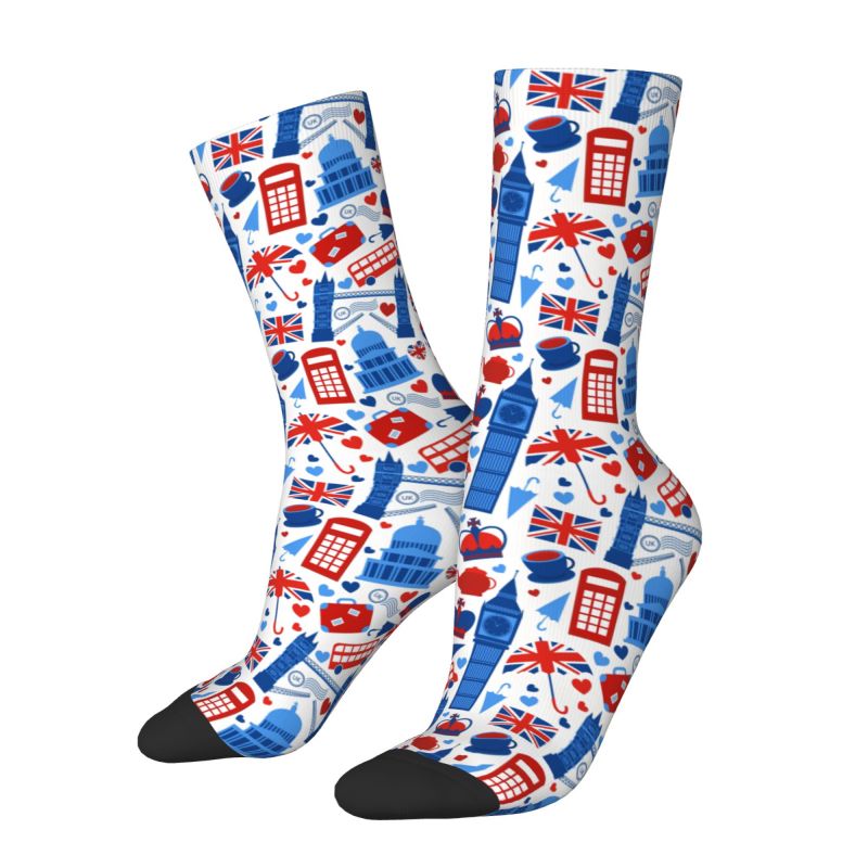Custom Love The Union Jack Men - Dress Sock Men reseña y precio