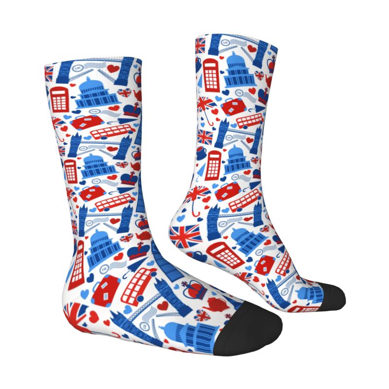 Custom Love The Union Jack Men - Dress Sock Men reseña y precio