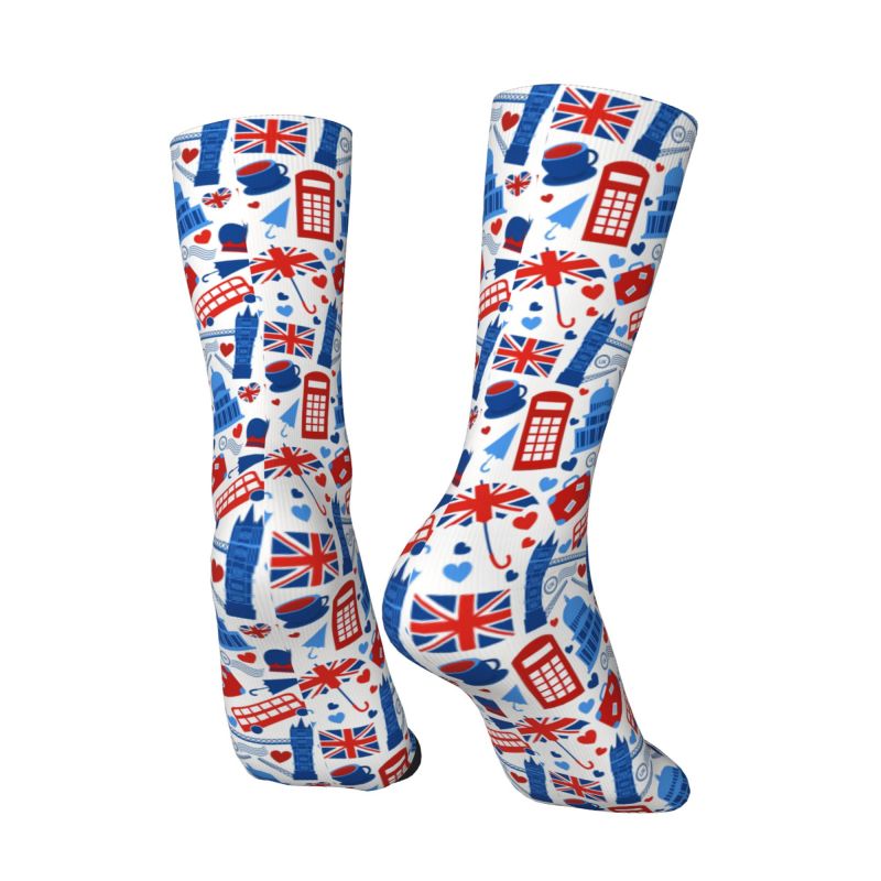 Custom Love The Union Jack Men - Dress Sock Men reseña y precio