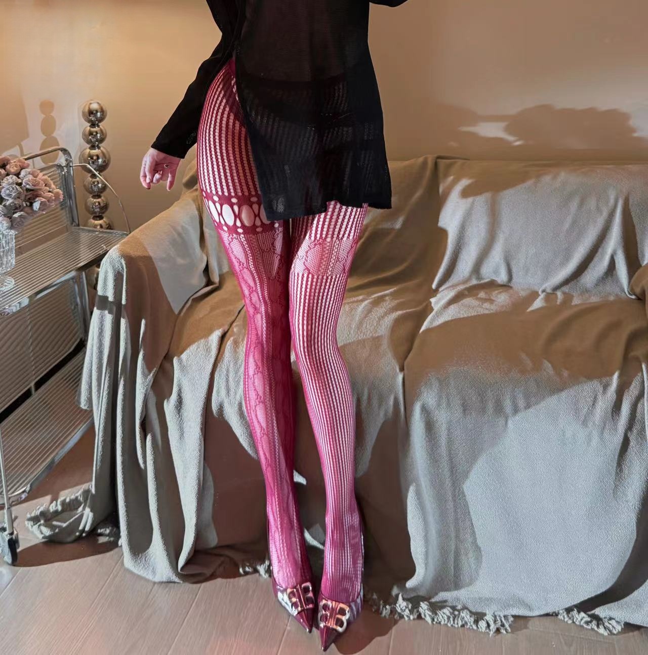 See-through Vintage AB-style L - Fishnet Stocking Women reseña y precio