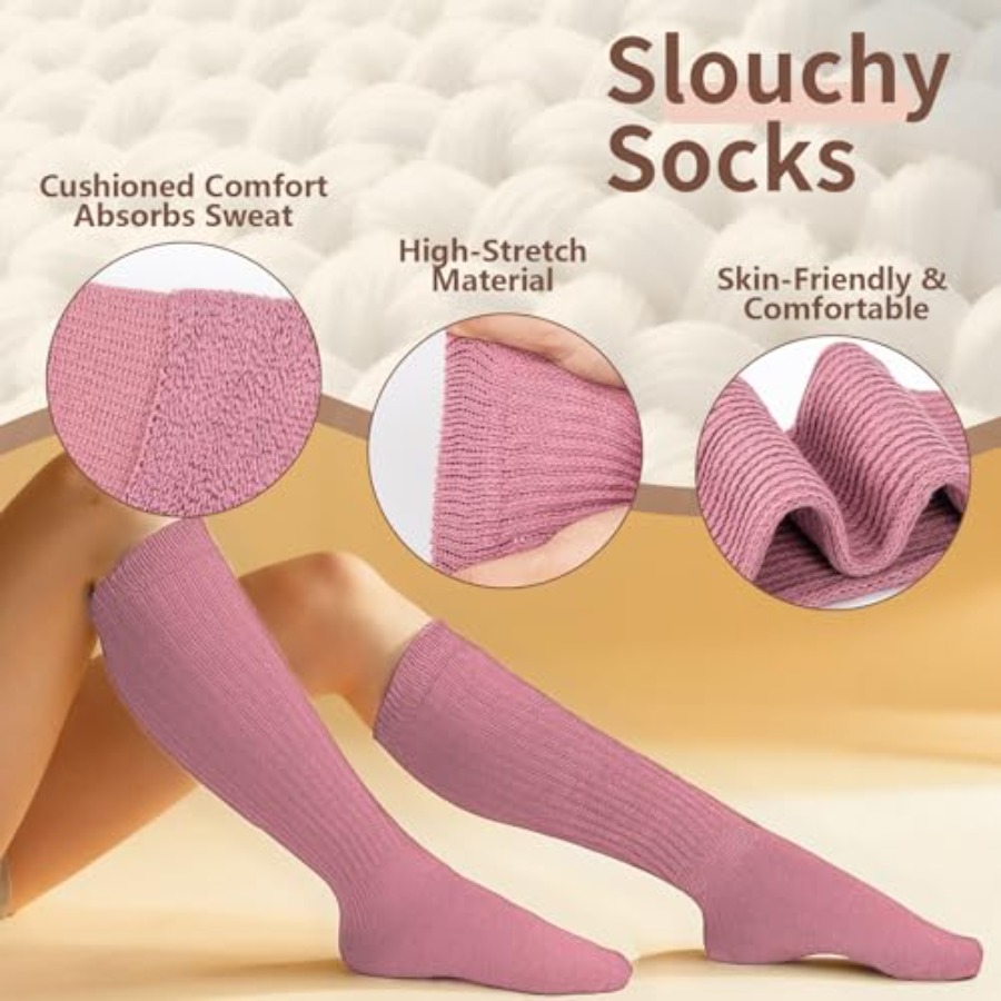 Slouchy Boot Socks for Women,  - Boot Sock Slouchy reseña y precio