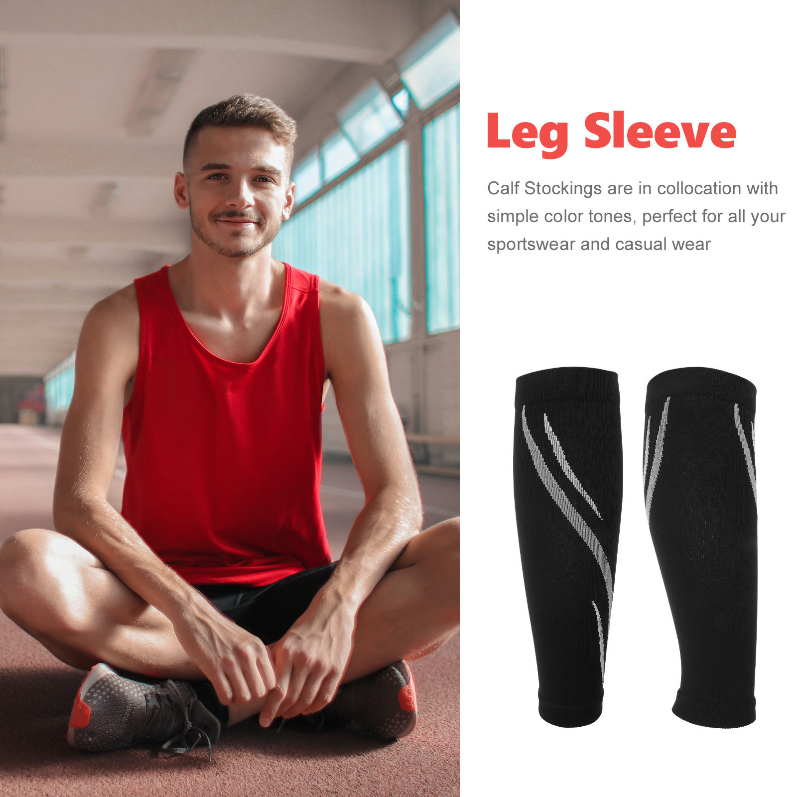 1Pair Calf Compression Socks B - Compression Sleeve Calf reseña y precio