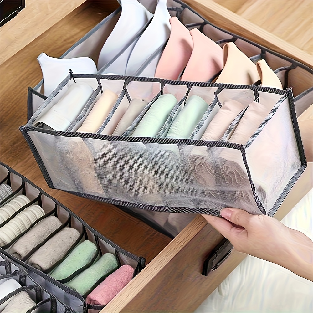 7 Grids Underwear Drawer Organ - Sock Organizer Tray reseña y precio