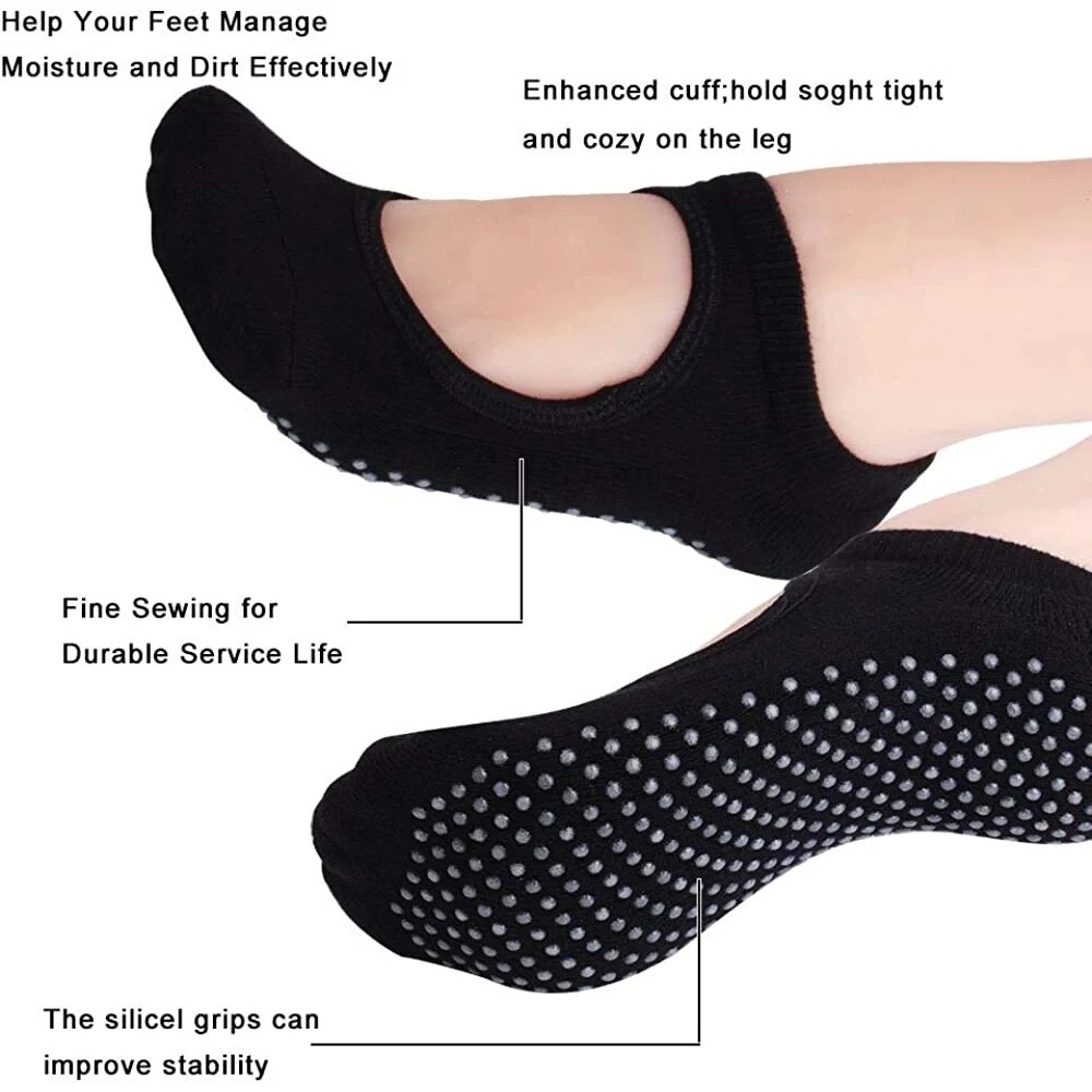 High Quality Women Yoga Socks  - Grip Sock Yoga reseña y precio