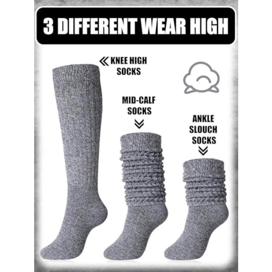Glitopper Slouch Slouchy Socks - Boot Sock Slouchy reseña y precio