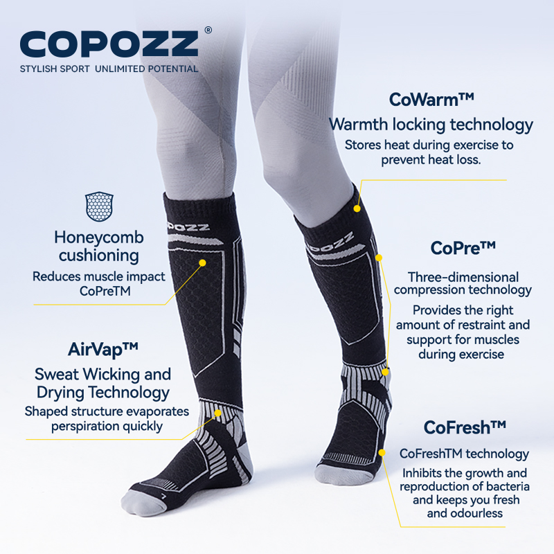 COPOZZ New Winter Ski Socks Me - Thermal Sock Winter reseña y precio