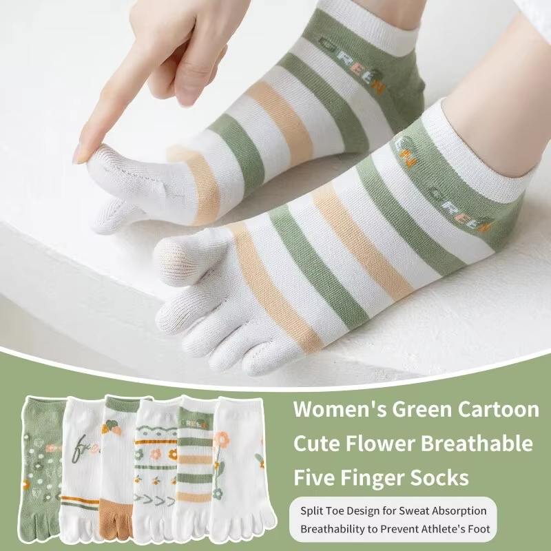 3 Pairs of Women's Spring and  - Toe Sock Split reseña y precio