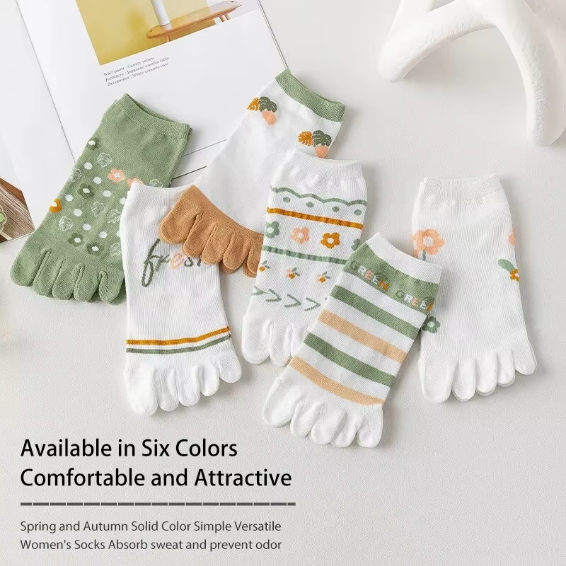 3 Pairs of Women's Spring and  - Toe Sock Split reseña y precio