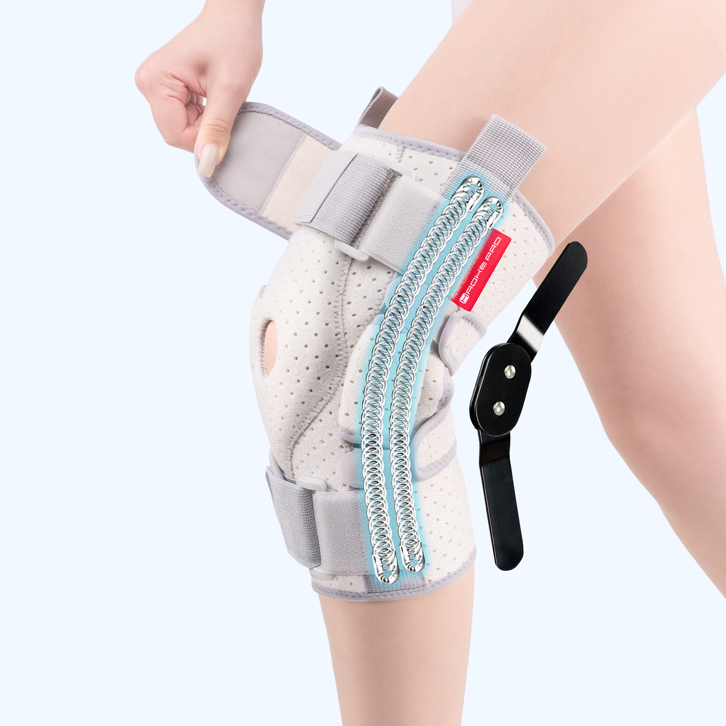 Adjustable knee sleeve with la - Compression Sleeve Calf reseña y precio