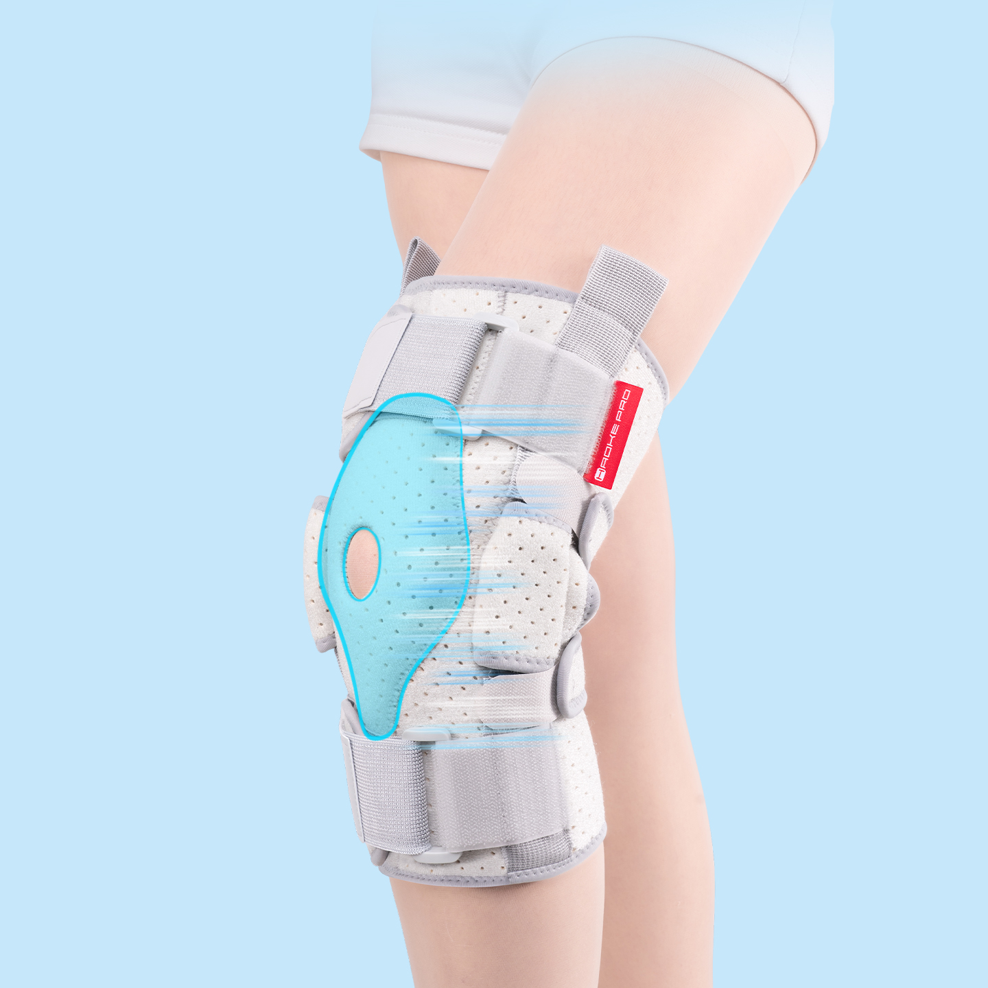 Adjustable knee sleeve with la - Compression Sleeve Calf reseña y precio