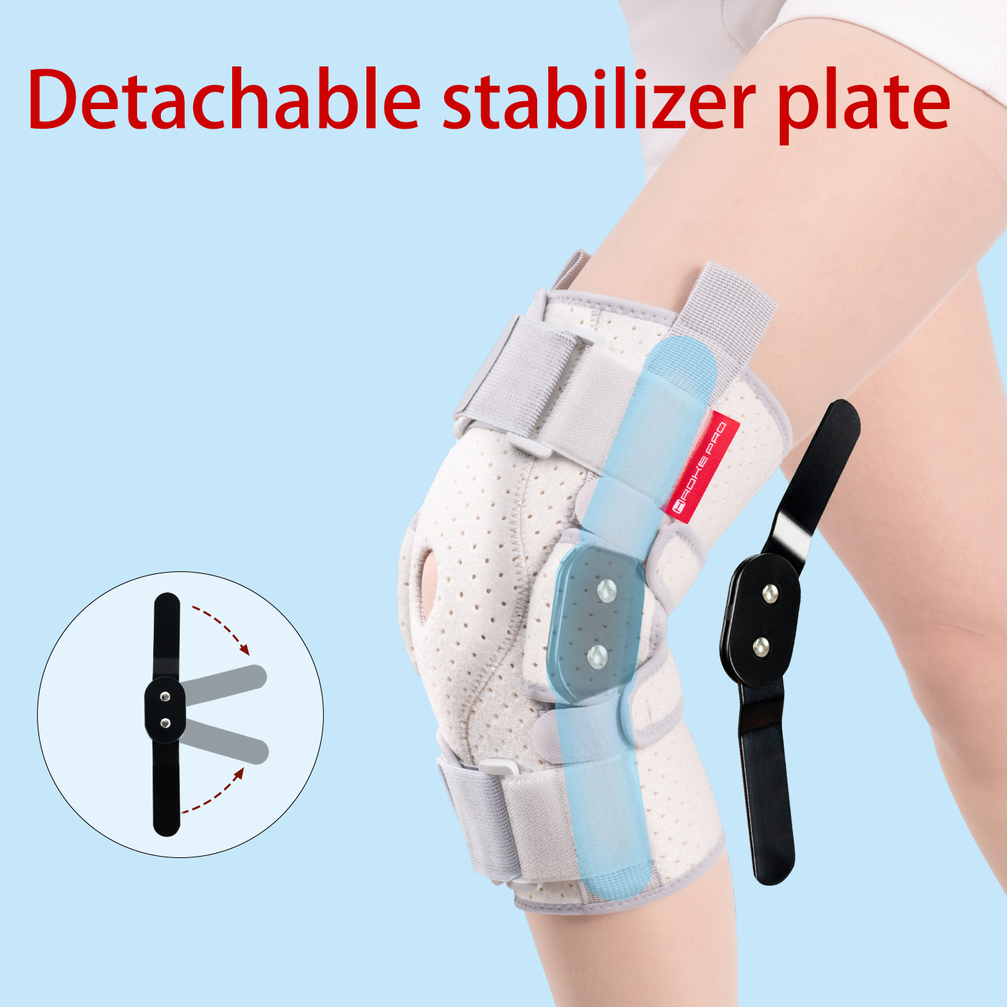Adjustable knee sleeve with la - Compression Sleeve Calf reseña y precio