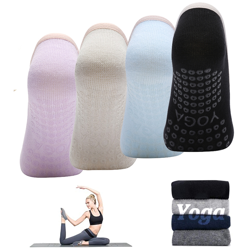Ladies Non-Slip Pilates Socks  - Grip Sock Yoga reseña y precio