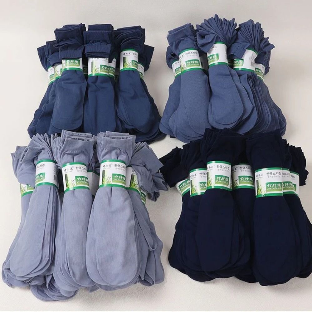 10pairs New Breathable Men Ice - Silk Sock Bamboo reseña y precio