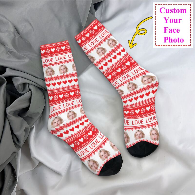 Christmas Personalized Custom  - Dress Sock Men reseña y precio