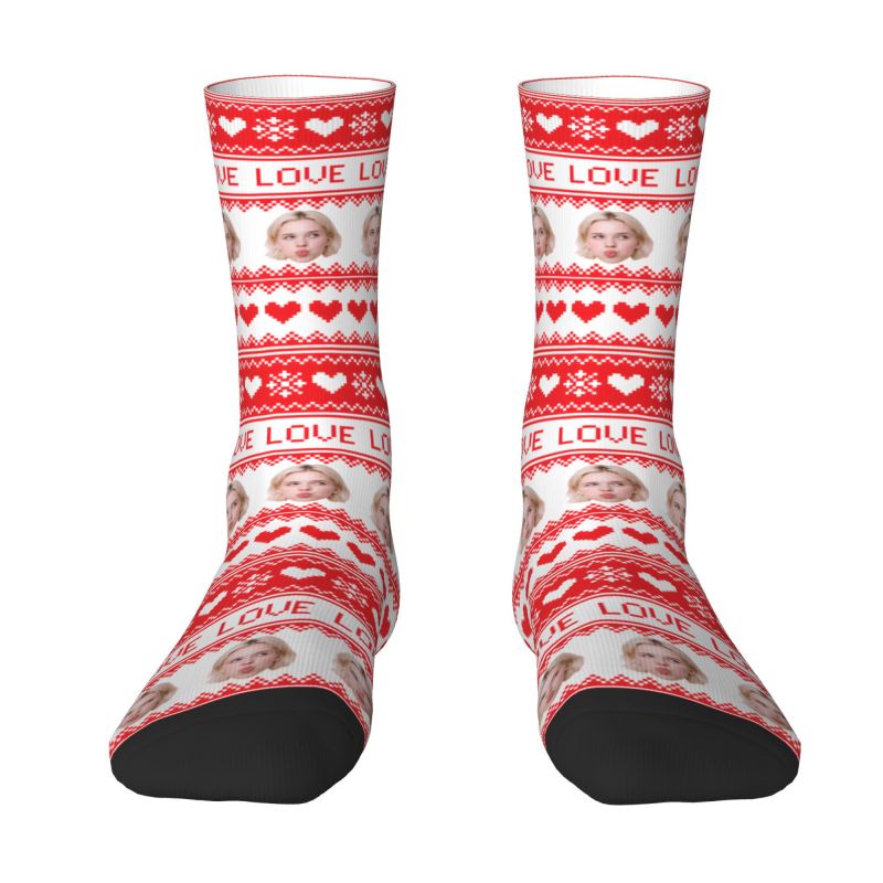 Christmas Personalized Custom  - Dress Sock Men reseña y precio