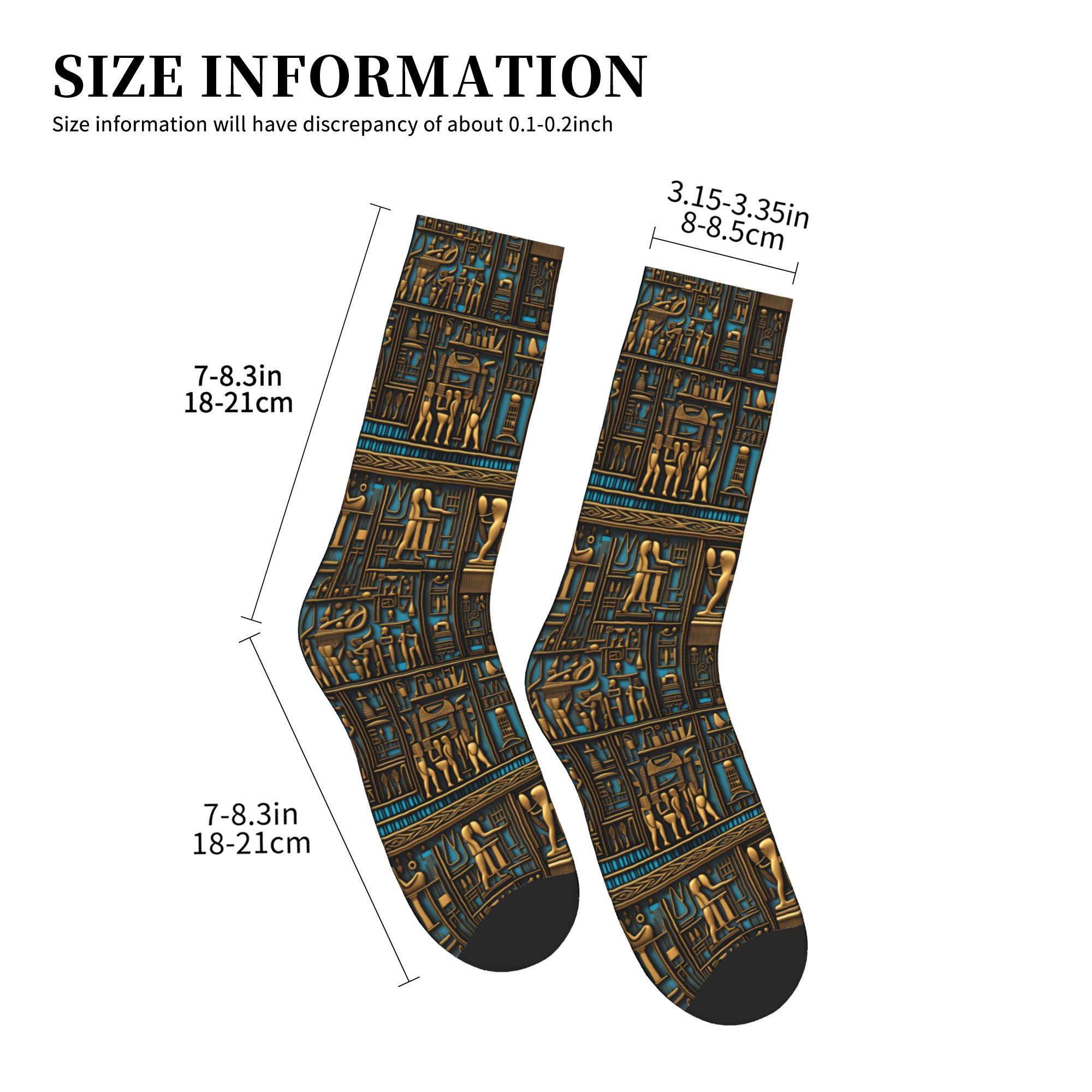 Funny Men's Egyptian Hieroglyp - Dress Sock Men reseña y precio