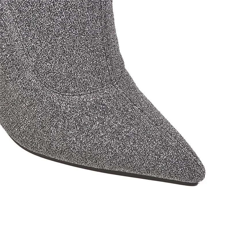 Plus Size Stretch Leopard Over - No Show Sock Women reseña y precio