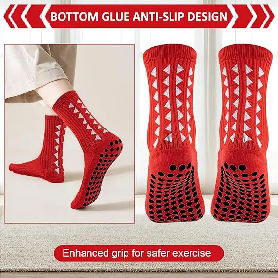 AMLANG Men's Non Slip Grip Soc - Grip Sock Yoga reseña y precio