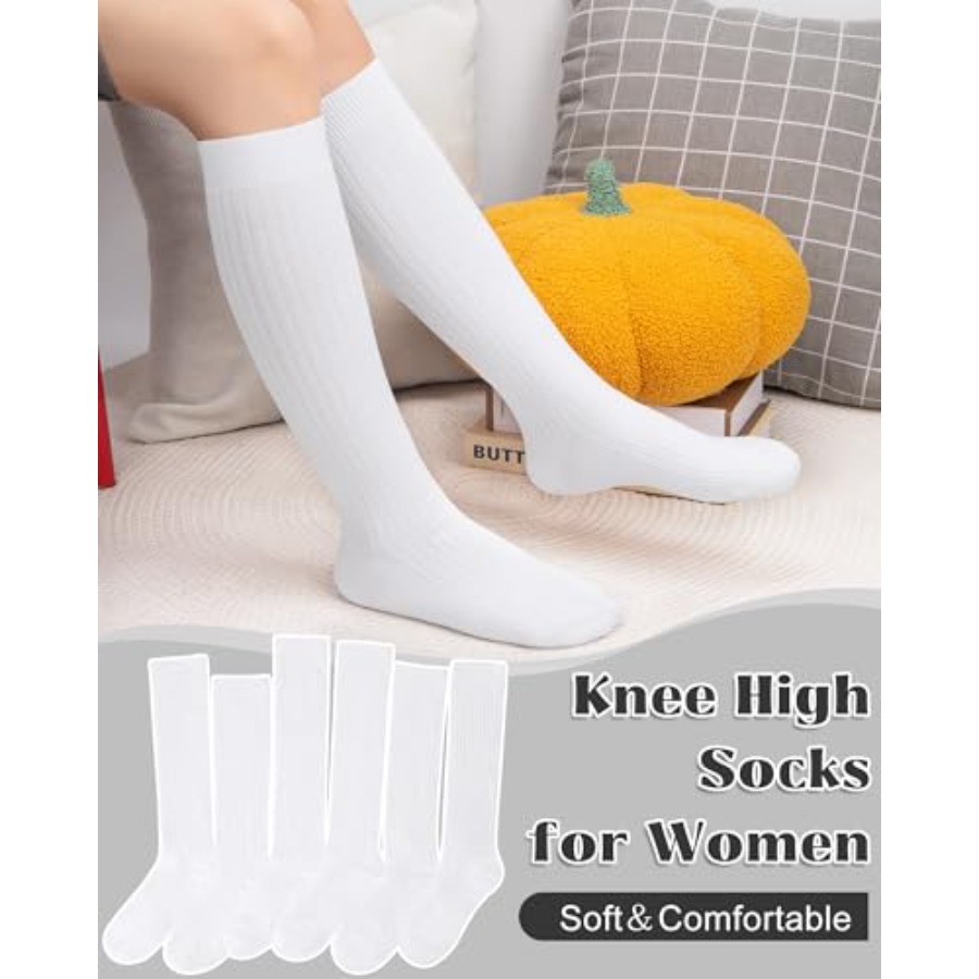 Justay 3 Pairs Womens Knee Hig - Boot Sock Slouchy reseña y precio