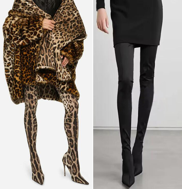 Sexy Leopard Over-the-Knee Str - Knee High Sock Women reseña y precio