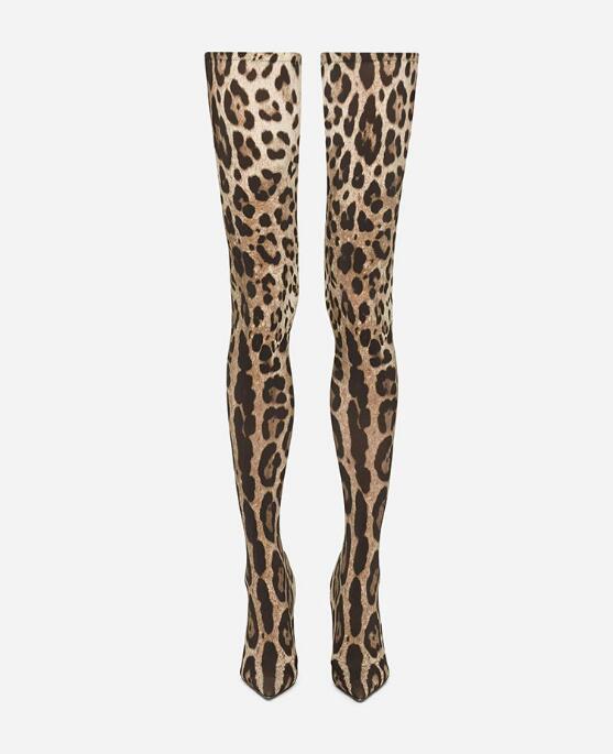 Sexy Leopard Over-the-Knee Str - Knee High Sock Women reseña y precio