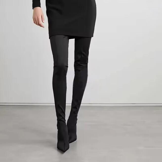 Sexy Leopard Over-the-Knee Str - Knee High Sock Women reseña y precio