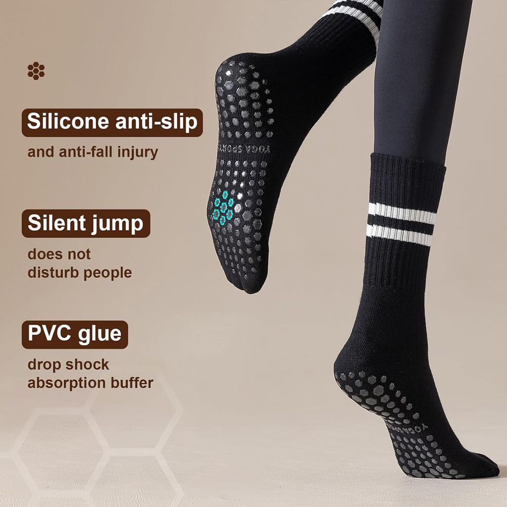Yoga Pilates Socks with Grips  - Grip Sock Yoga reseña y precio