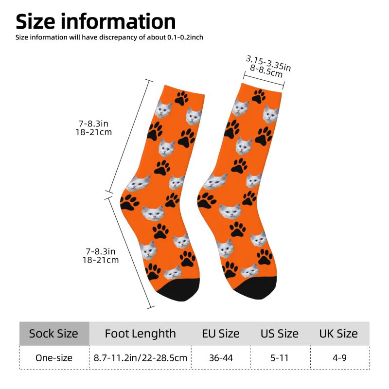 Custom Personalized Cat Head F - Dress Sock Men reseña y precio
