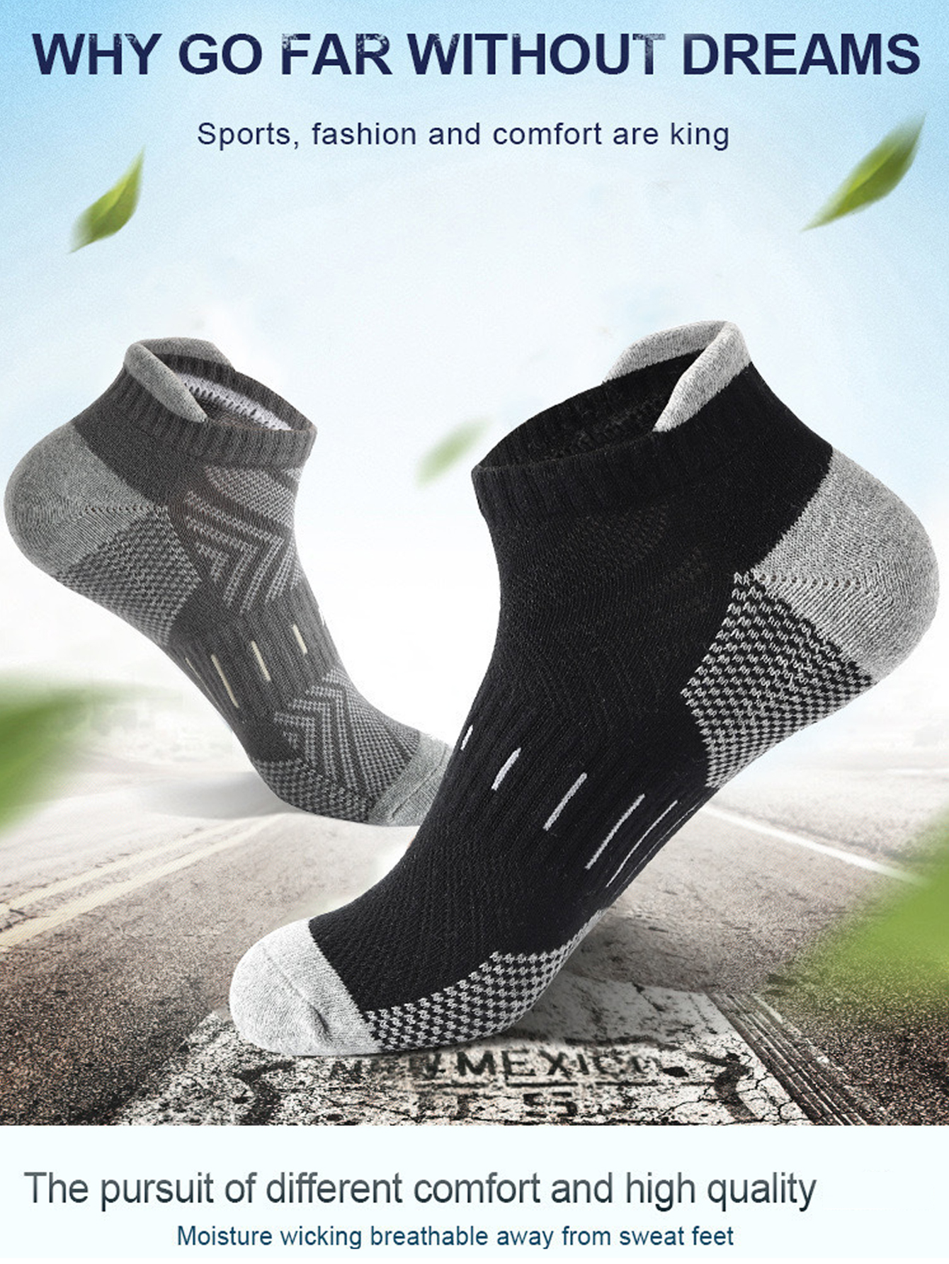 6Pairs Men's Arrow Print Ankle - Athletic Sock Cushion reseña y precio