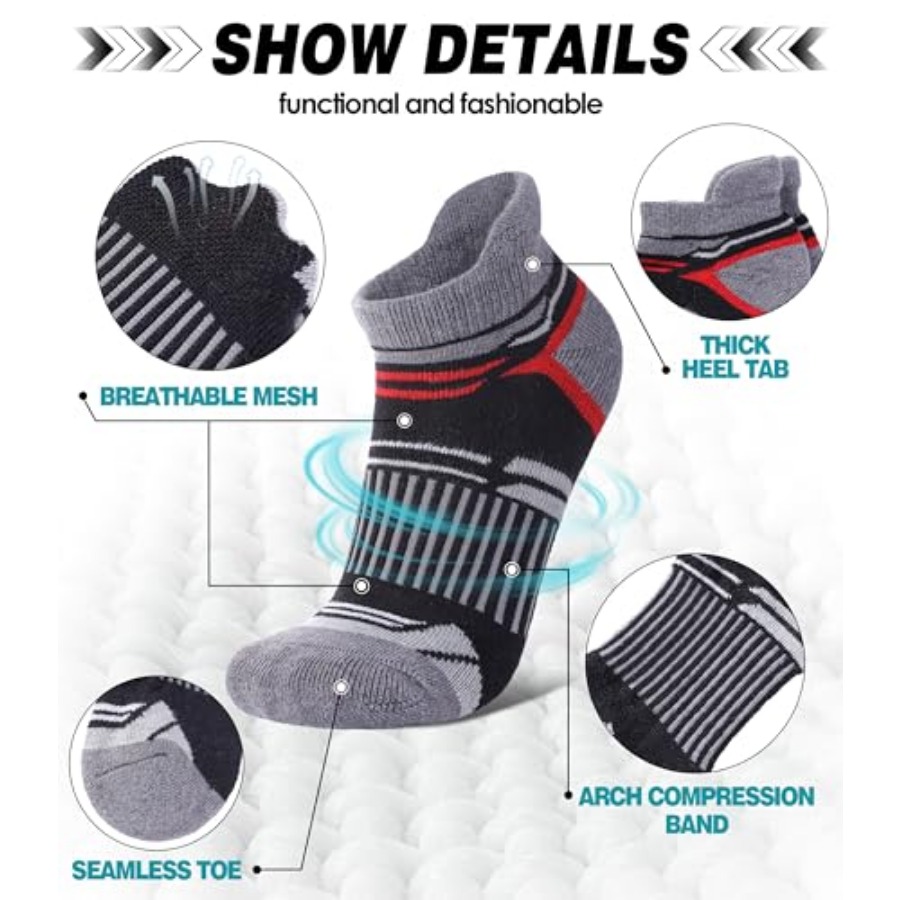 LANLEO Merino Wool Ankle Runni - Wool Hiking Sock reseña y precio
