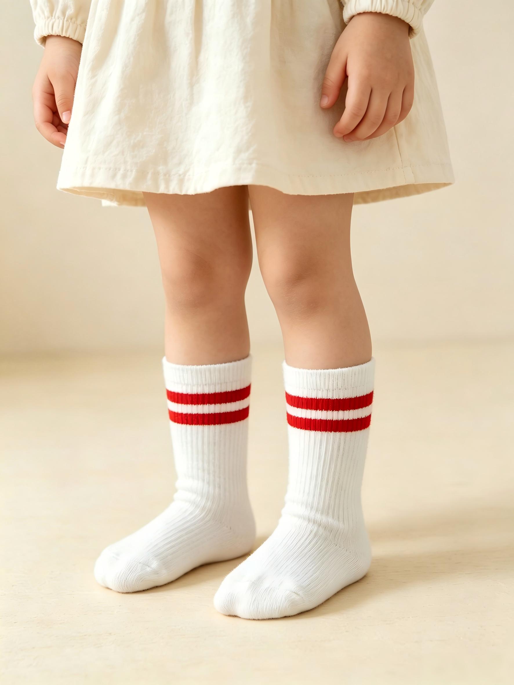 4-Pack Baby Toddler Striped Cr - Cotton Crew Sock Pack reseña y precio