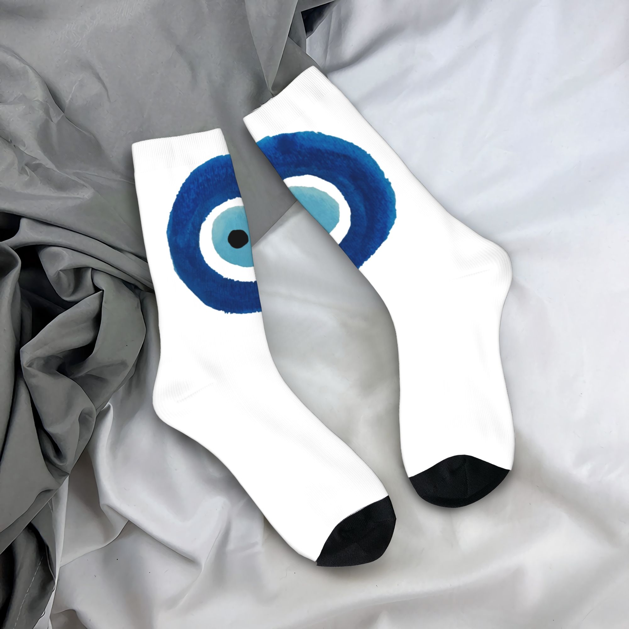 Custom Watercolor Evil Eye Naz - Dress Sock Men reseña y precio