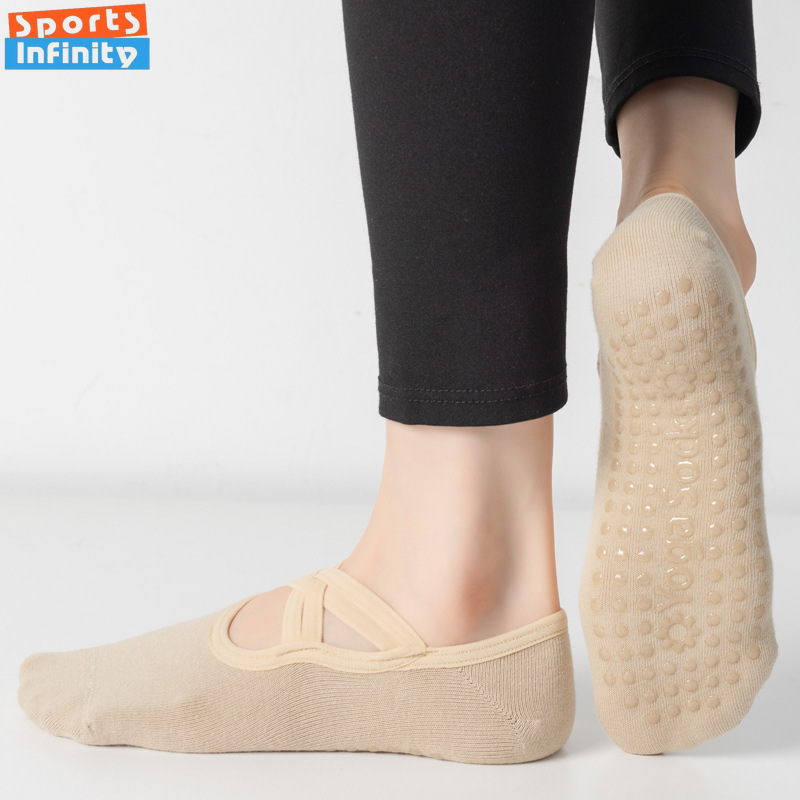 Fashion Cross Straps Backless  - Grip Sock Yoga reseña y precio