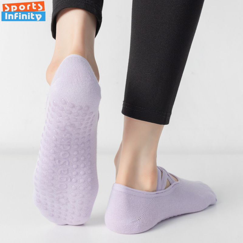 Fashion Cross Straps Backless  - Grip Sock Yoga reseña y precio