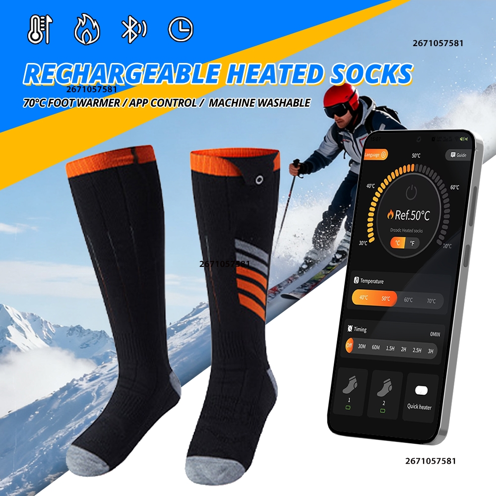 APP Control Heated Socks Recha - Thermal Sock Winter reseña y precio
