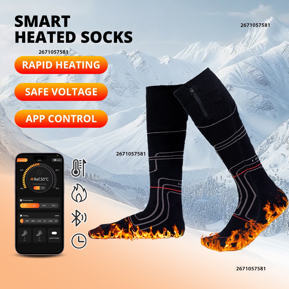 APP Control Heated Socks Recha - Thermal Sock Winter reseña y precio