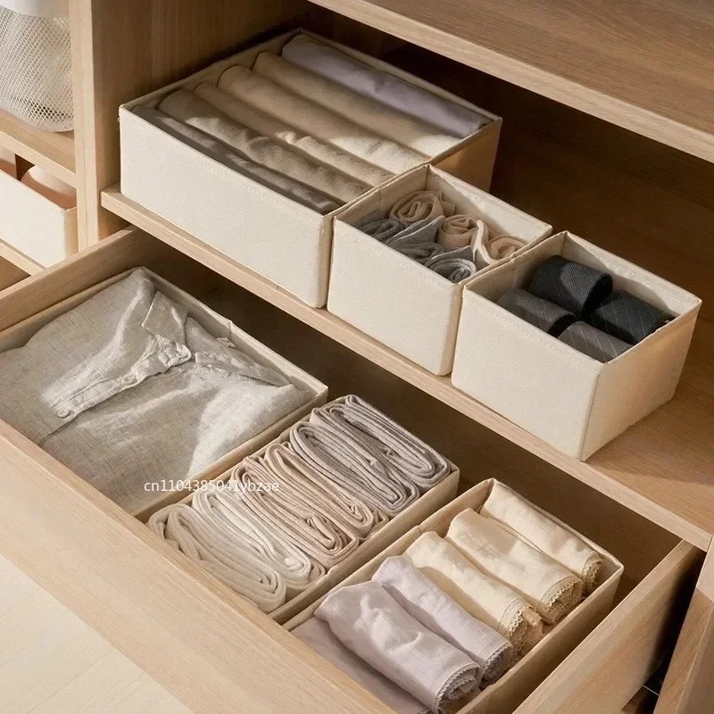 Fabric Underwear Storage Box D - Sock Organizer Tray reseña y precio