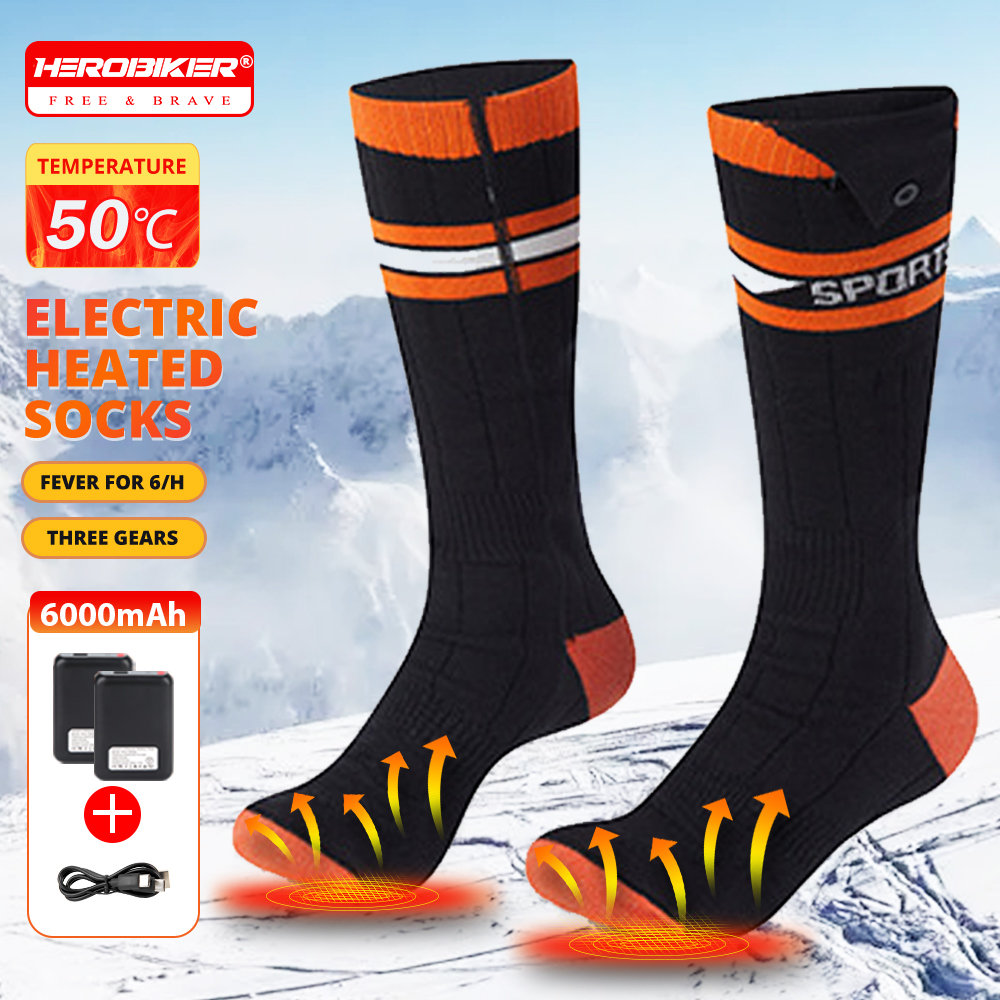 Heating Socks 6000mah Battery  - Thermal Sock Winter reseña y precio