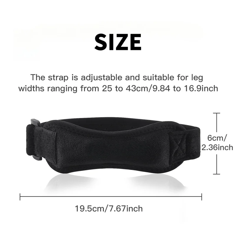 1PCS  Knee Patellar Tendon Kne - Compression Sleeve Calf reseña y precio