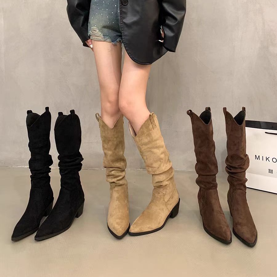 Long boots 2026 French retro c - Knee High Sock Women reseña y precio