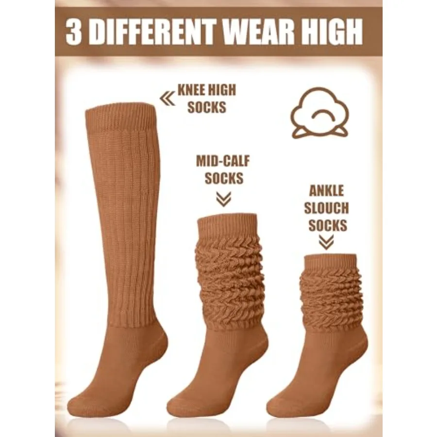 Glitopper Slouch Slouchy Socks - Boot Sock Slouchy reseña y precio