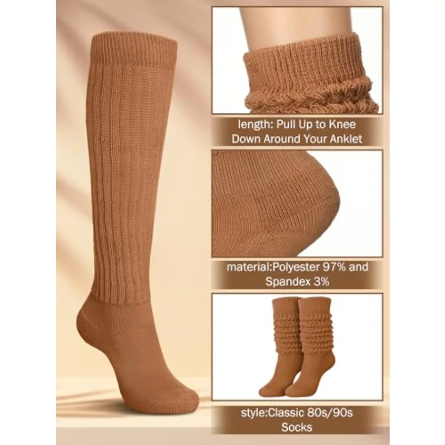 Glitopper Slouch Slouchy Socks - Boot Sock Slouchy reseña y precio
