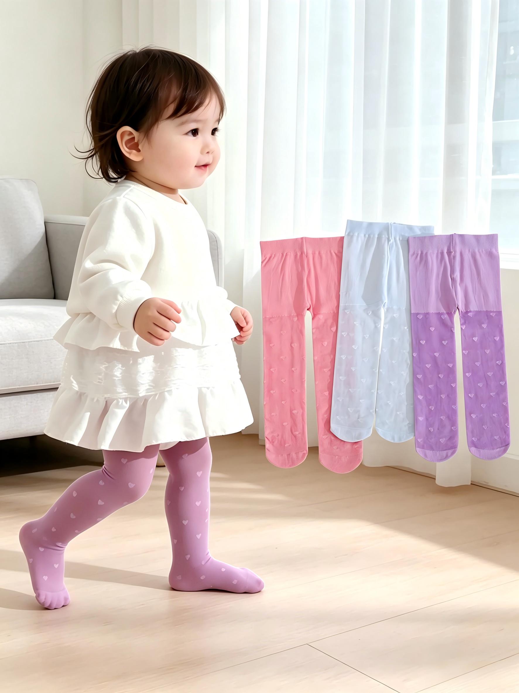 3 Pairs Toddler Girls Thin She - Tights Pantyhose Sheer reseña y precio