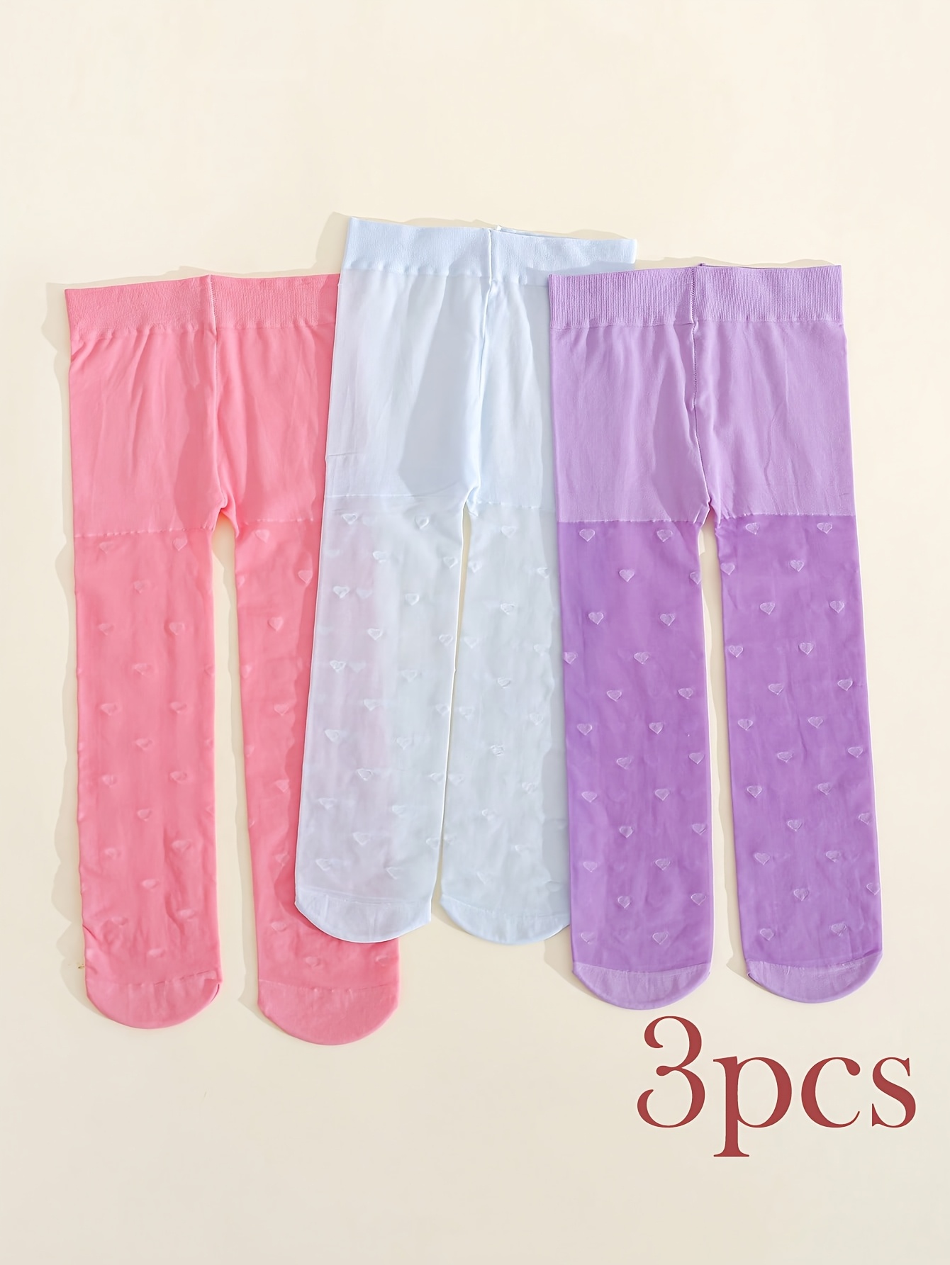 3 Pairs Toddler Girls Thin She - Tights Pantyhose Sheer reseña y precio