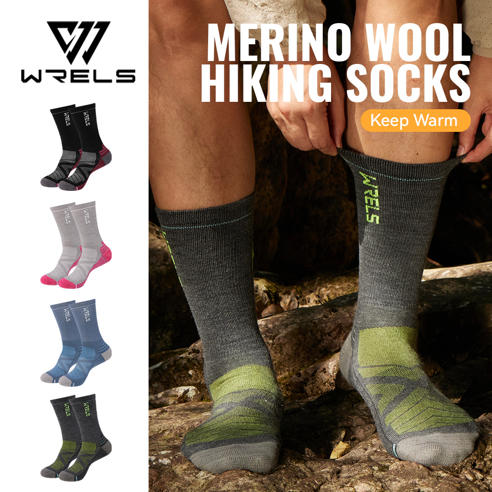WRELS 1/2/3 Merino Wool Socks  - Wool Hiking Sock reseña y precio