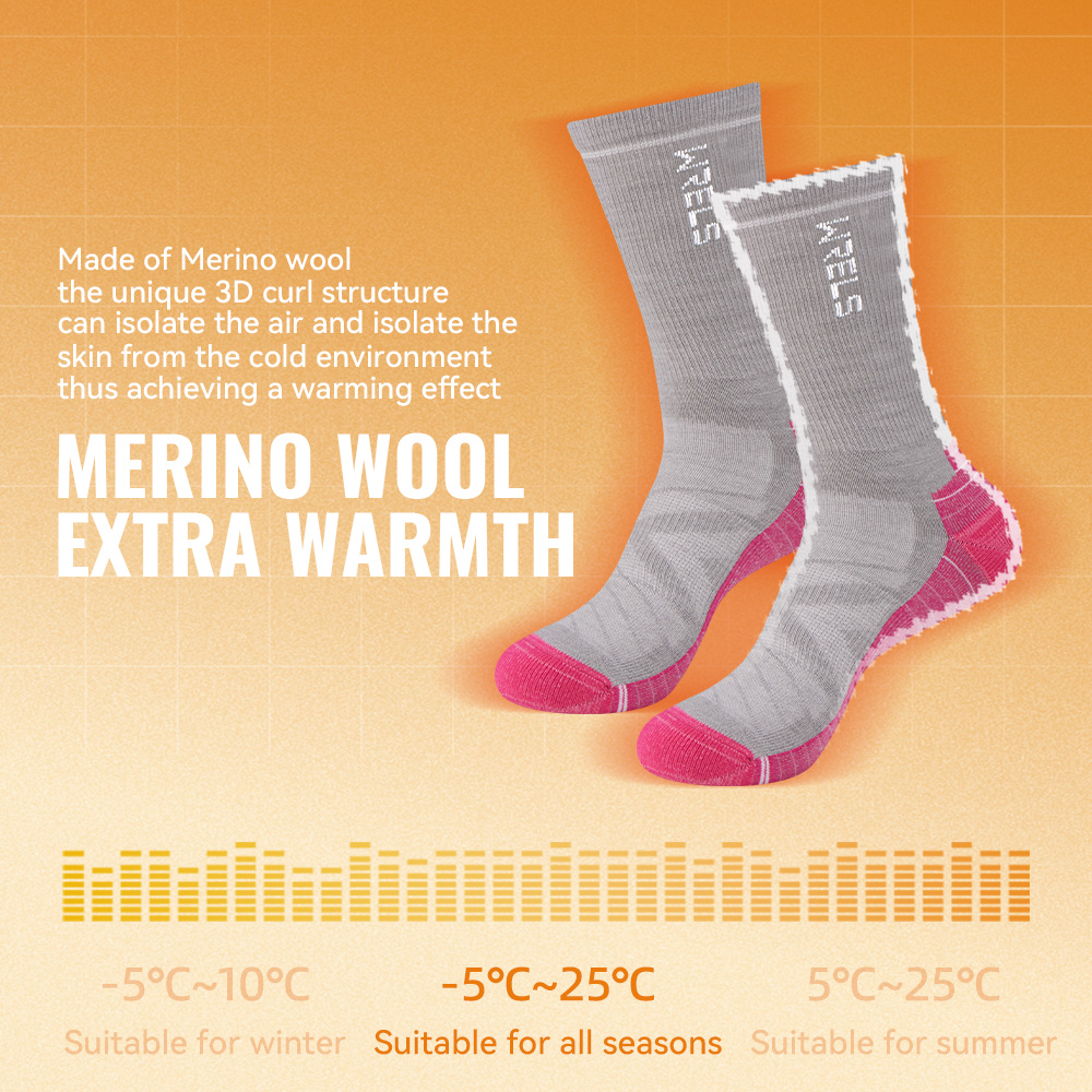 WRELS 1/2/3 Merino Wool Socks  - Wool Hiking Sock reseña y precio